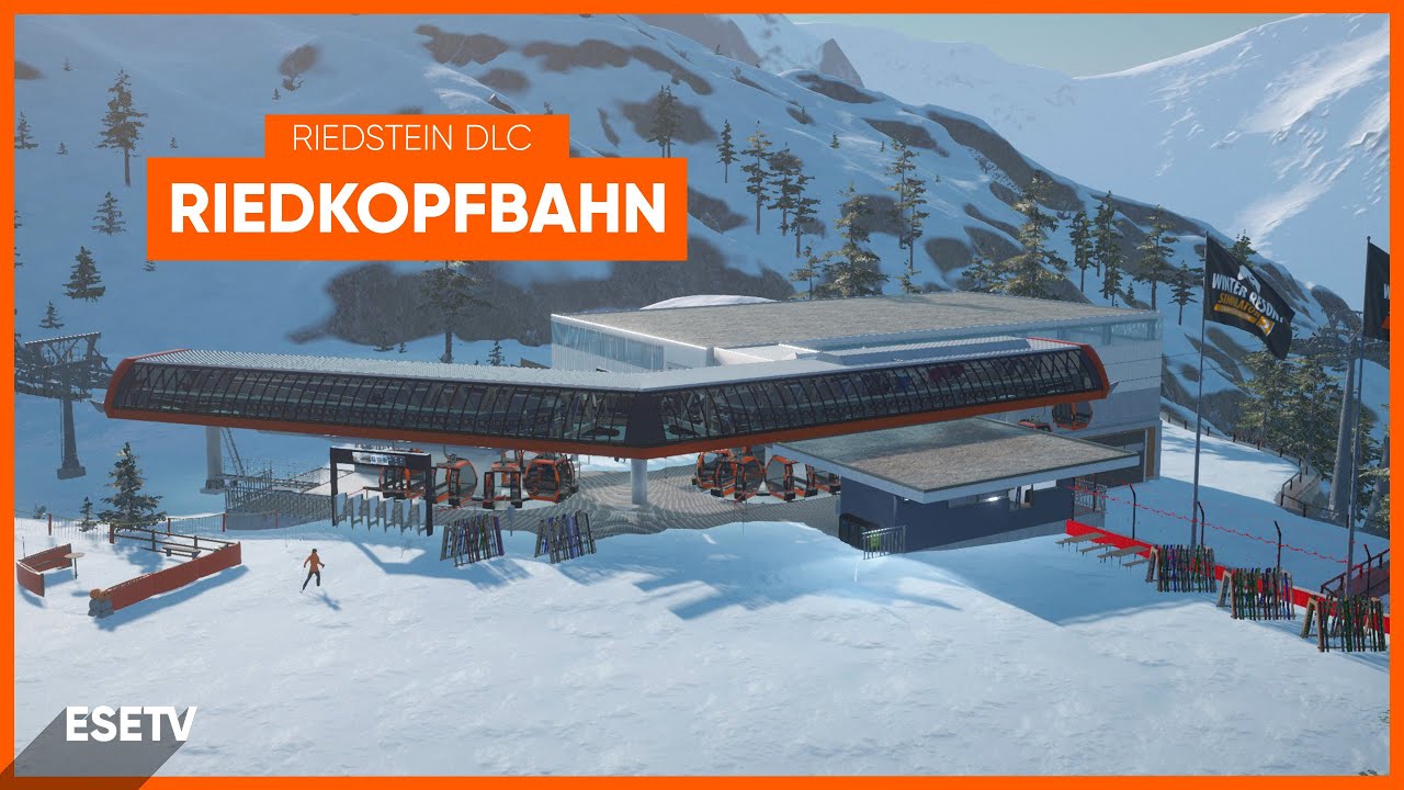 RIEDKOPFBAHN | Winter Resort Simulator Riedstein DLC Gameplay