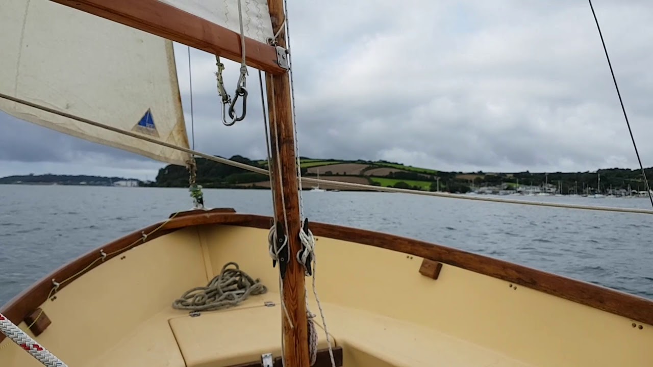 Falmouth bass boat in Carrick roads