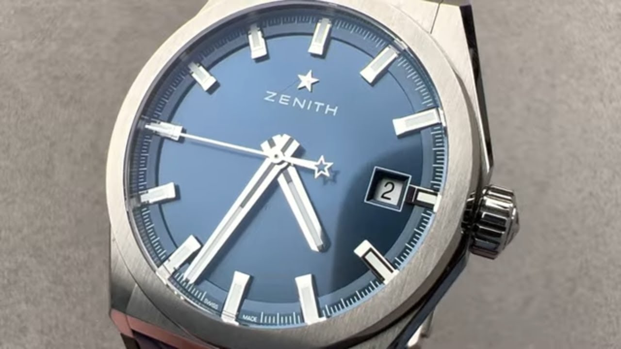 Zenith Defy Classic 95.9000.670/51.R584 - 40mm Titanium Hands-On Watch Review