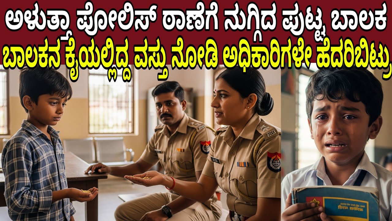 ಅಳುತ್ತಾ ಪೋಲಿಸ್ ಠಾಣೆಗೆ ನುಗ್ಗಿದ ಪುಟ್ಟ ಬಾಲಕ ಈ ಬಾಲಕನ ಕೈಯಲ್ಲಿದ್ದ ವಸ್ತು ನೋಡಿ ಅಧಿಕಾರಗಳೆ ಸುಸ್ತಾದು | India