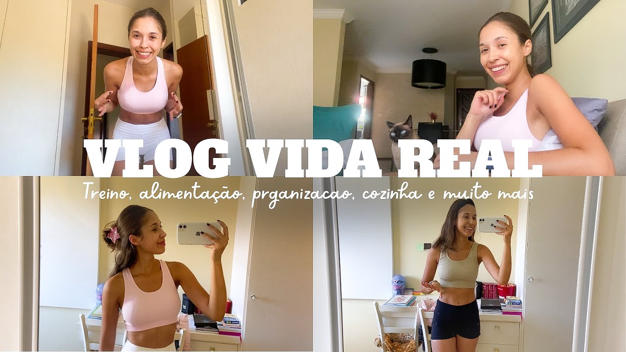 VLOG | vida real com treino, alimentação, organização e muito mais 💪🏻✨