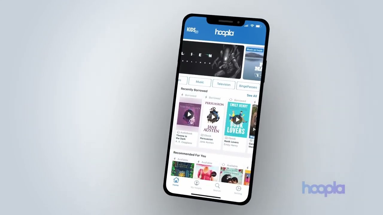 How to Change App Settings on Hoopla