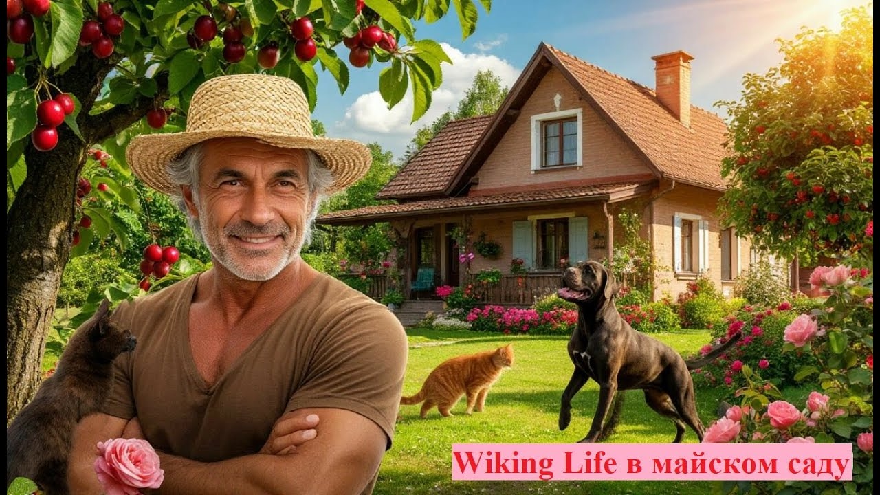 #380 Viking Life  в майском саду/жизнь на юге России/переезд на Кубань.