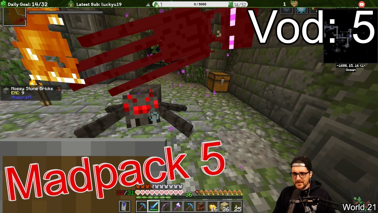 Mob Farming Strategies!! Madpack 5: Salty Shores Vod 5