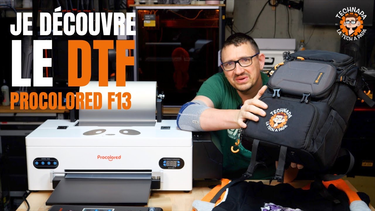 Je découvre L'IMPRESSION DTF avec la PROCOLORED F13