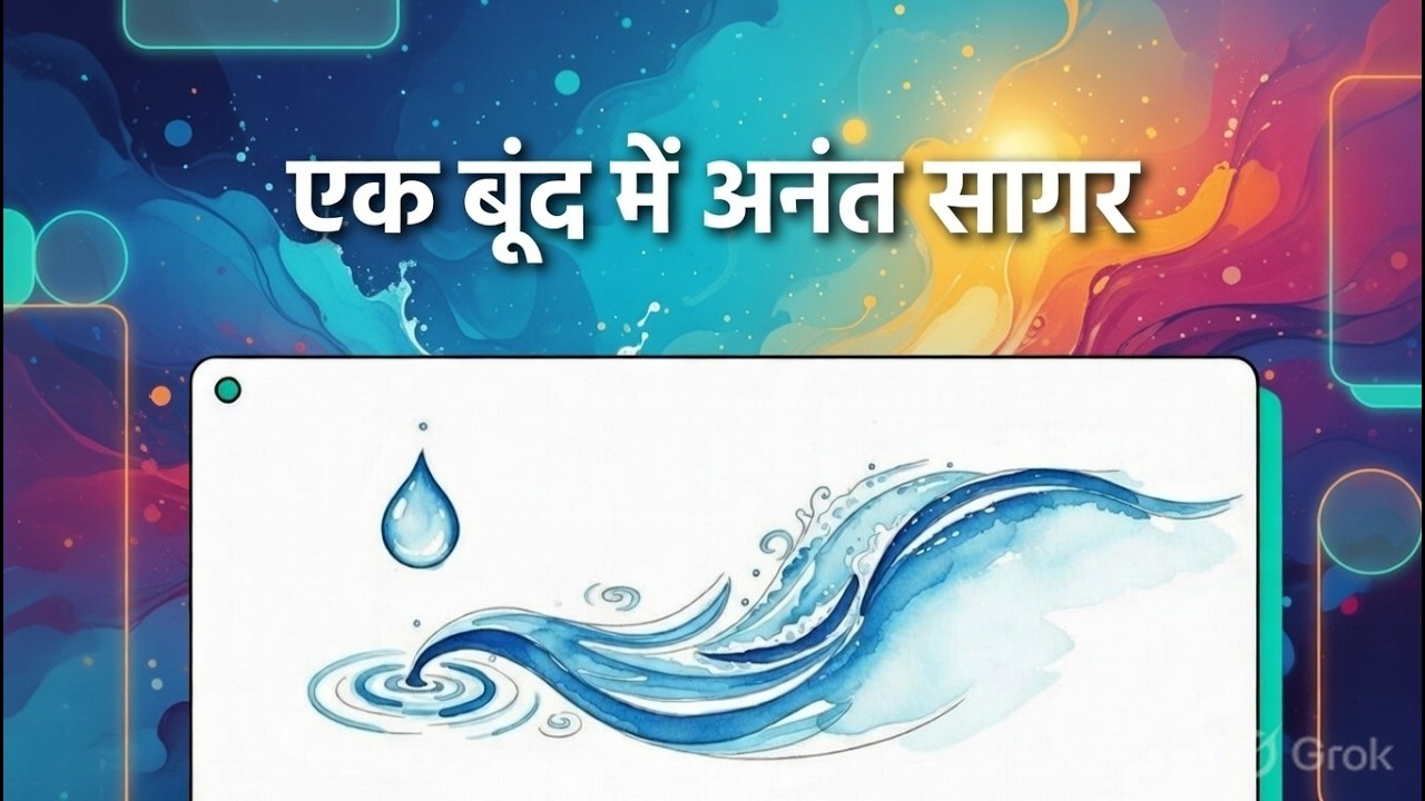 एक_बूंद में अनंत सागर A Drop in Ocean Motivational Truth Spiritual