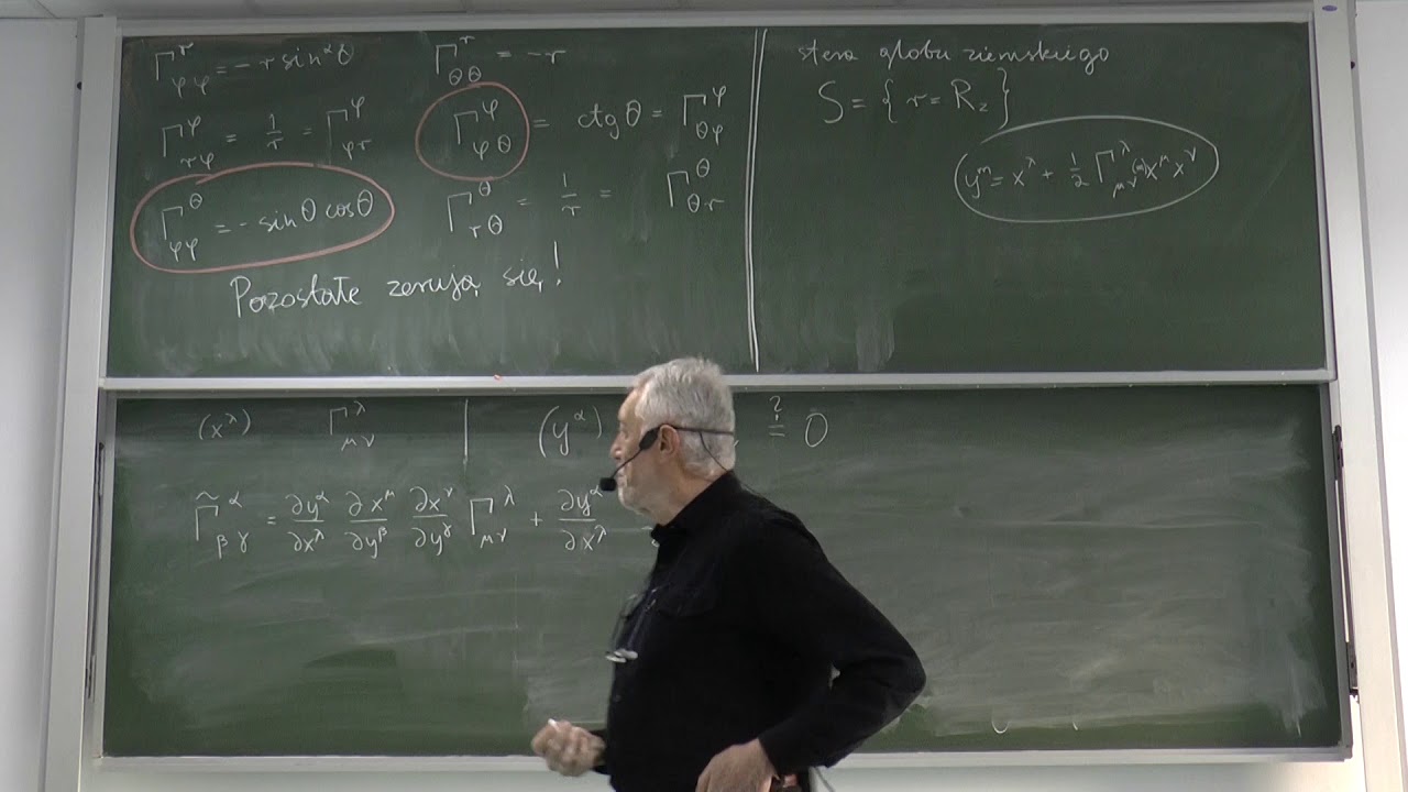 Wszechnica CFT PAN - prof. Jerzy Kijowski: Tensor krzywizny