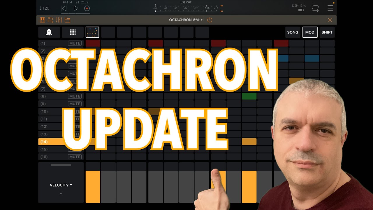 iOS Octachron Midi Drum Sequencer - Tutorial: iPhone Support, 16 Parts&hellip;