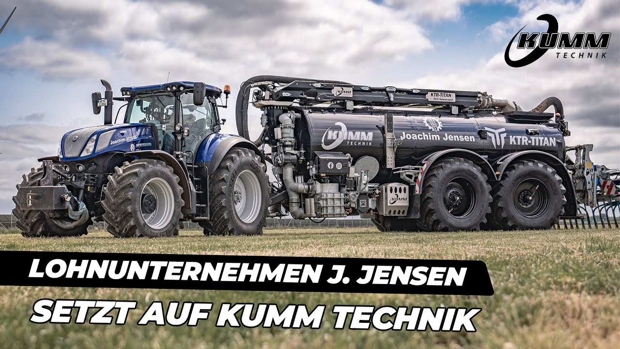 KUMM Technik KTR TITAN im Einsatz beim Lohnunternehmen Joachim Jensen | Testimonial