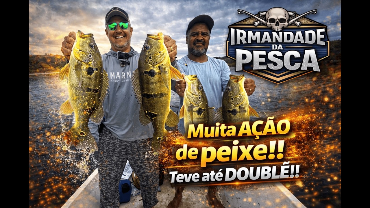 Muita ação Hoje!! Rolou até doublé!! #pescaria #pesca #tucunare #amazonia #pinima #fishing
