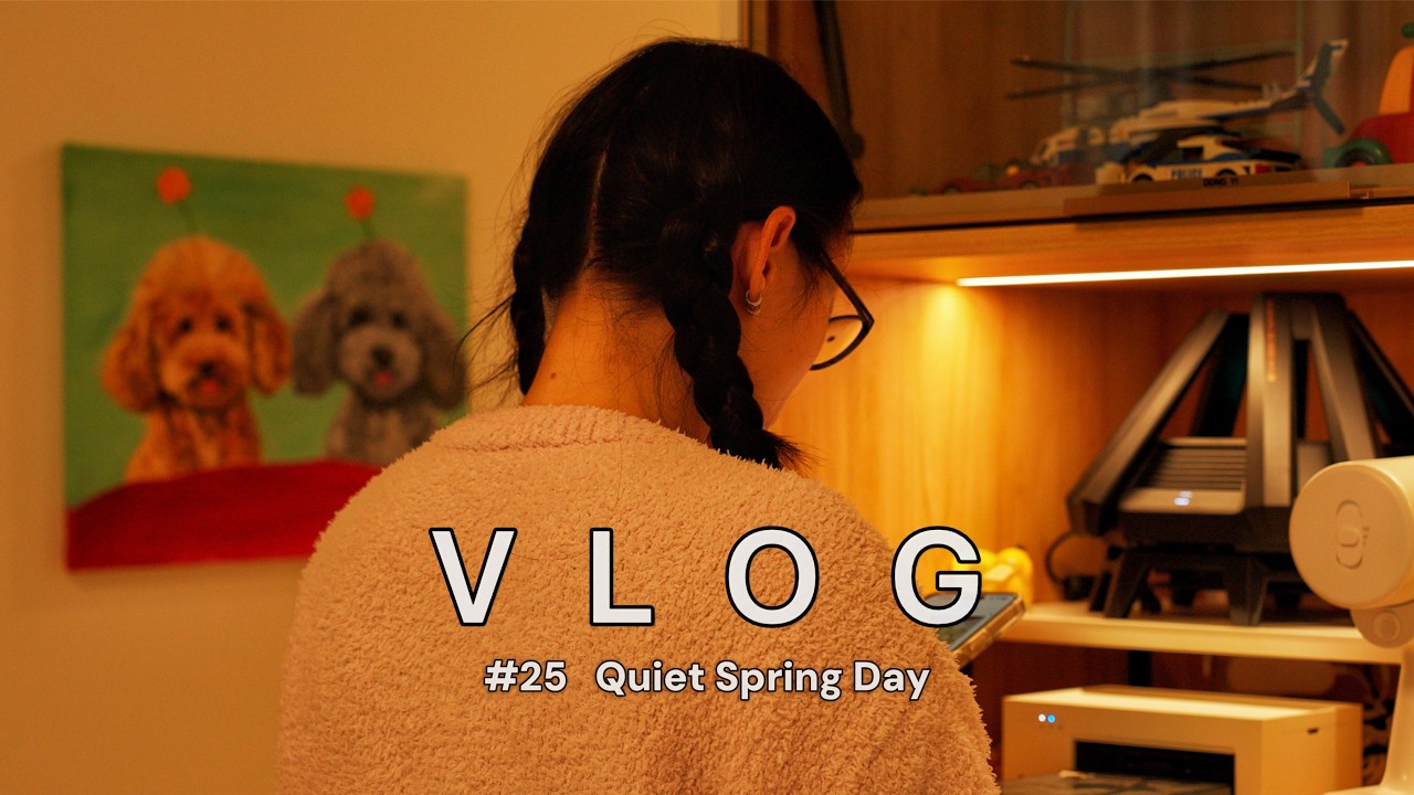 #25✅VLOG🏡 A Slow Spring Day | Plants, Long Walks & Journaling✍🏻 Slow Living☕️|trytrysee1111