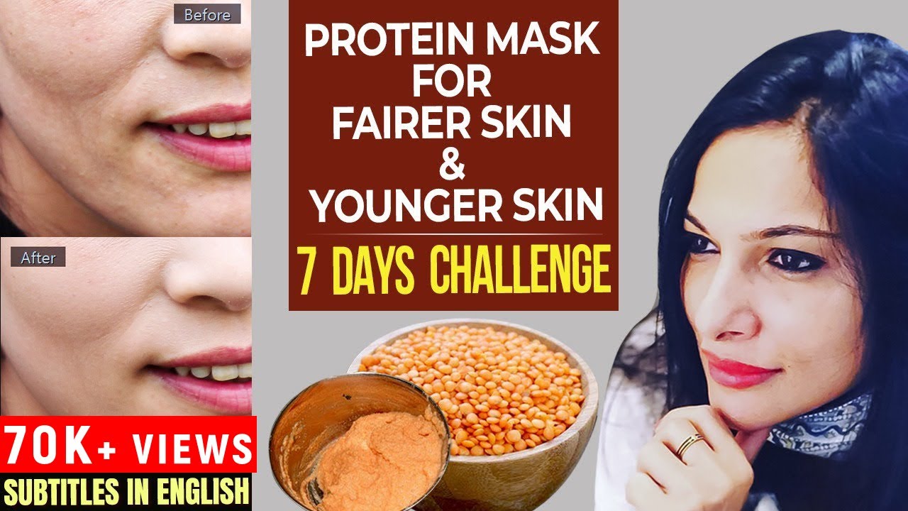 Protein Mask for Fairer Skin and Younger Skin | 7 Day Challenge | Rethika's Beauty Secrets
