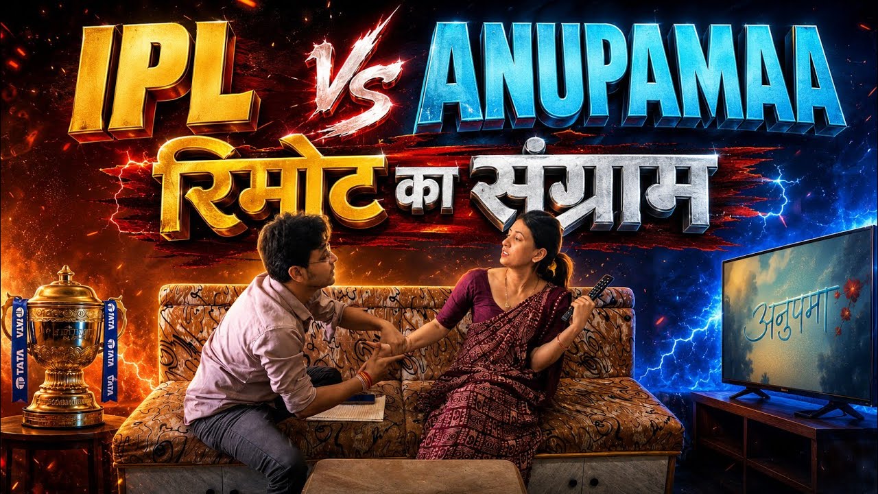 IPL vs Anupamaa: Battle Song 😂 | Hindi Musical Drama |#ipl2026highlights  #comedy #anupamaaepisode