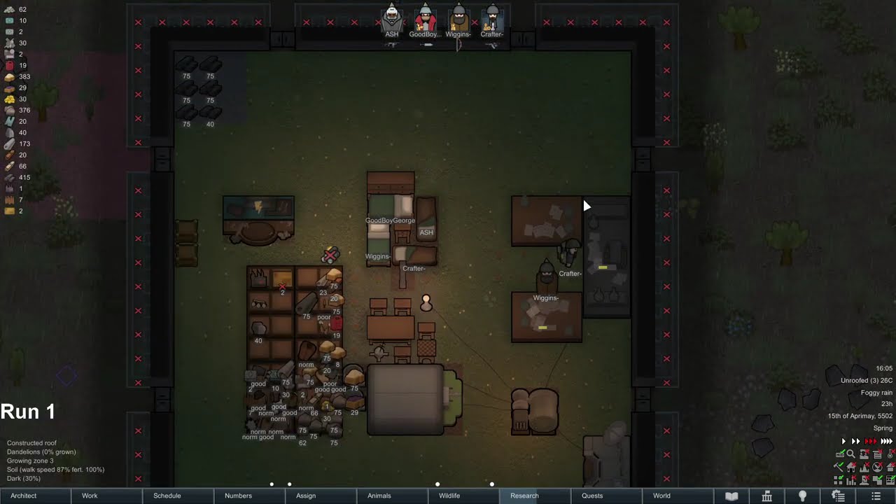 Impossible Challenge: RimWorld 500% No Death Run: Run 1, Part 3