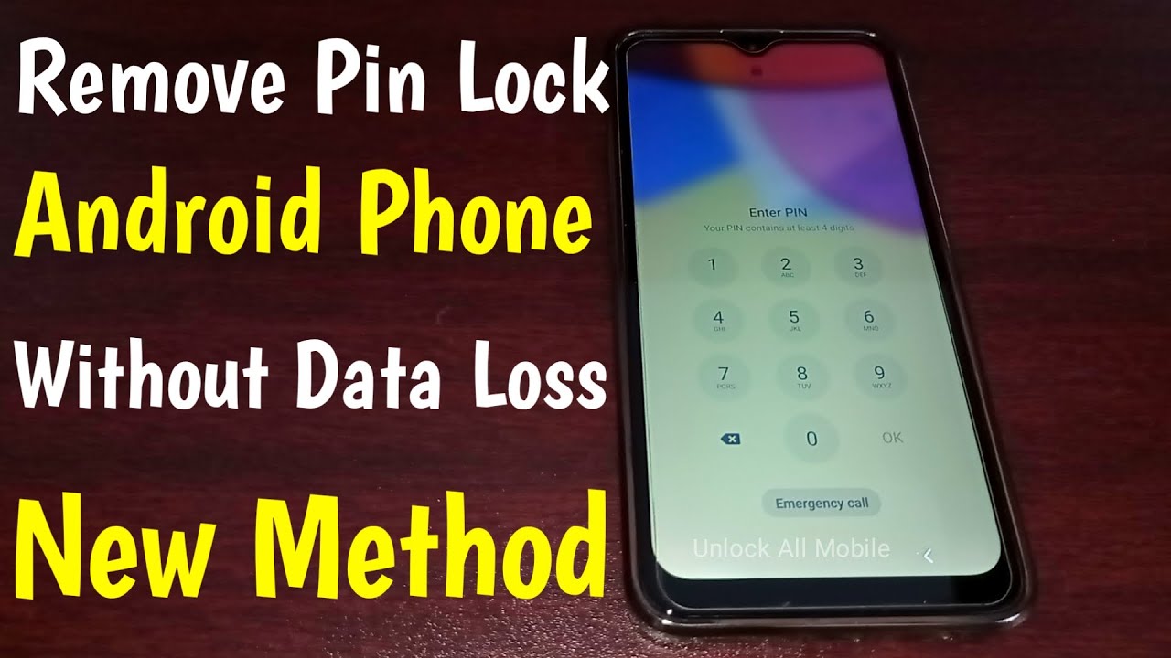 Remove Pin Lock Without Data Loss Any Android Phone | How To Unlock Android Phone Forgot Password