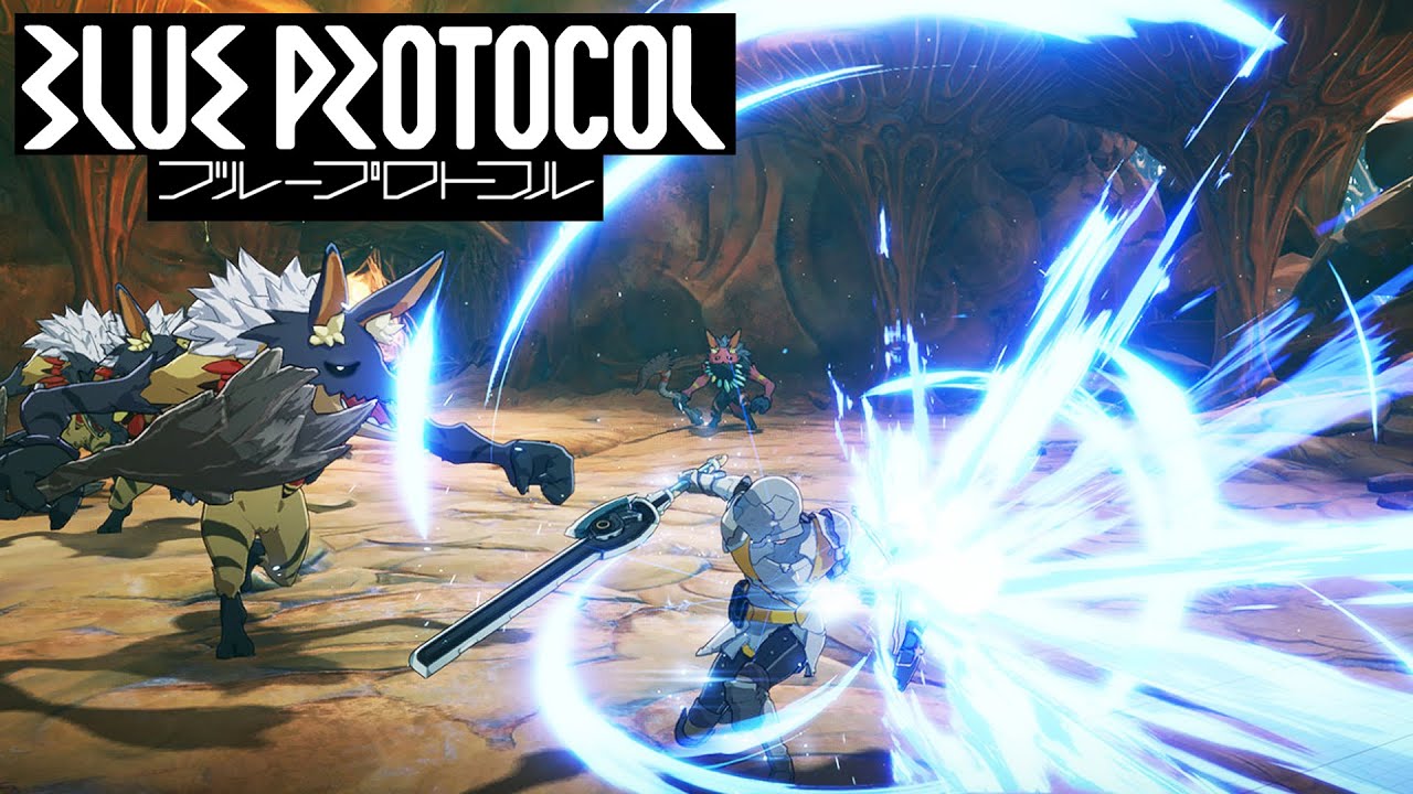 Blue Protocol PC MMO - JP Alpha Test - Aegis Fighter Leveling Gameplay