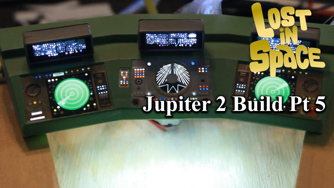 Moebius 1/35 scale Jupiter 2 Pt 5 Main Center Console