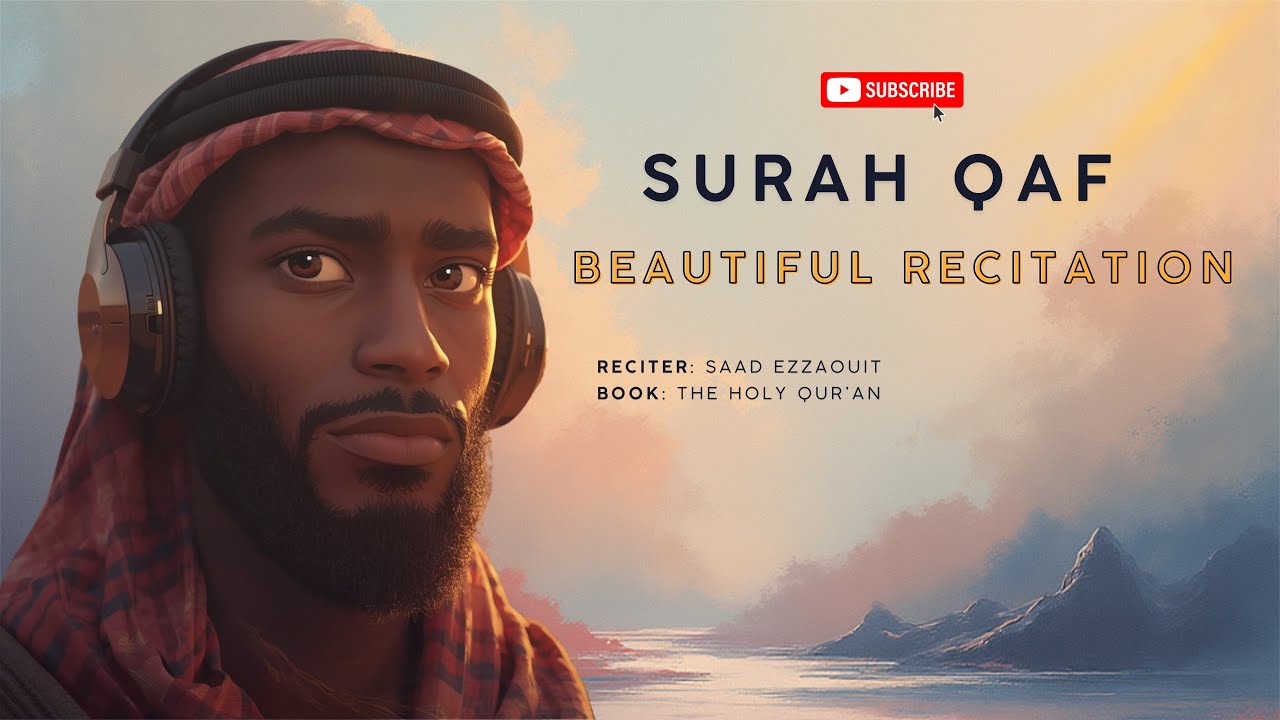 Surah Qaf (سورة ق) | Beautiful Quran Recitation by Saad Ezzaouit