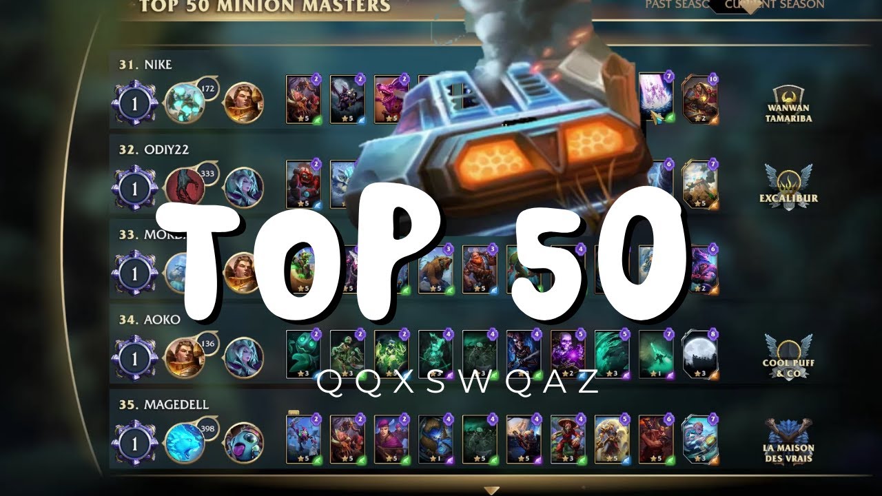 Minion Masters Scrap Yard deck to top 50 廢料廠牌組