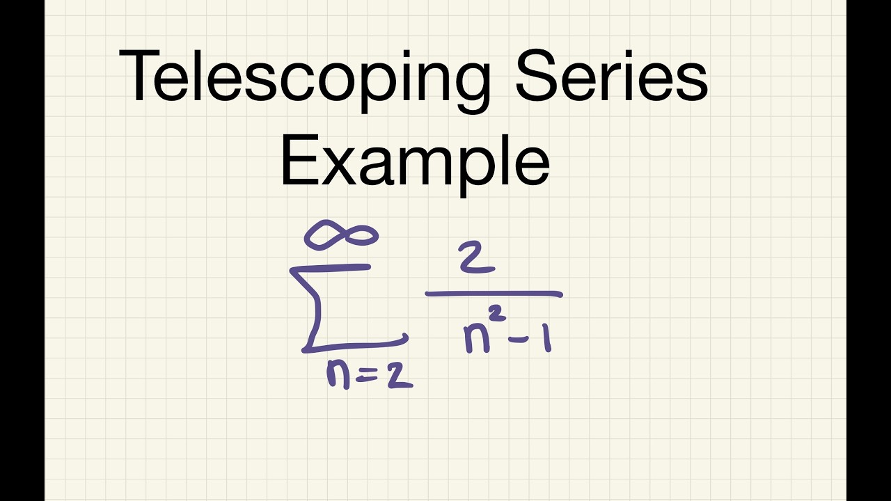 This Series Collapses!  Telescoping Series Example