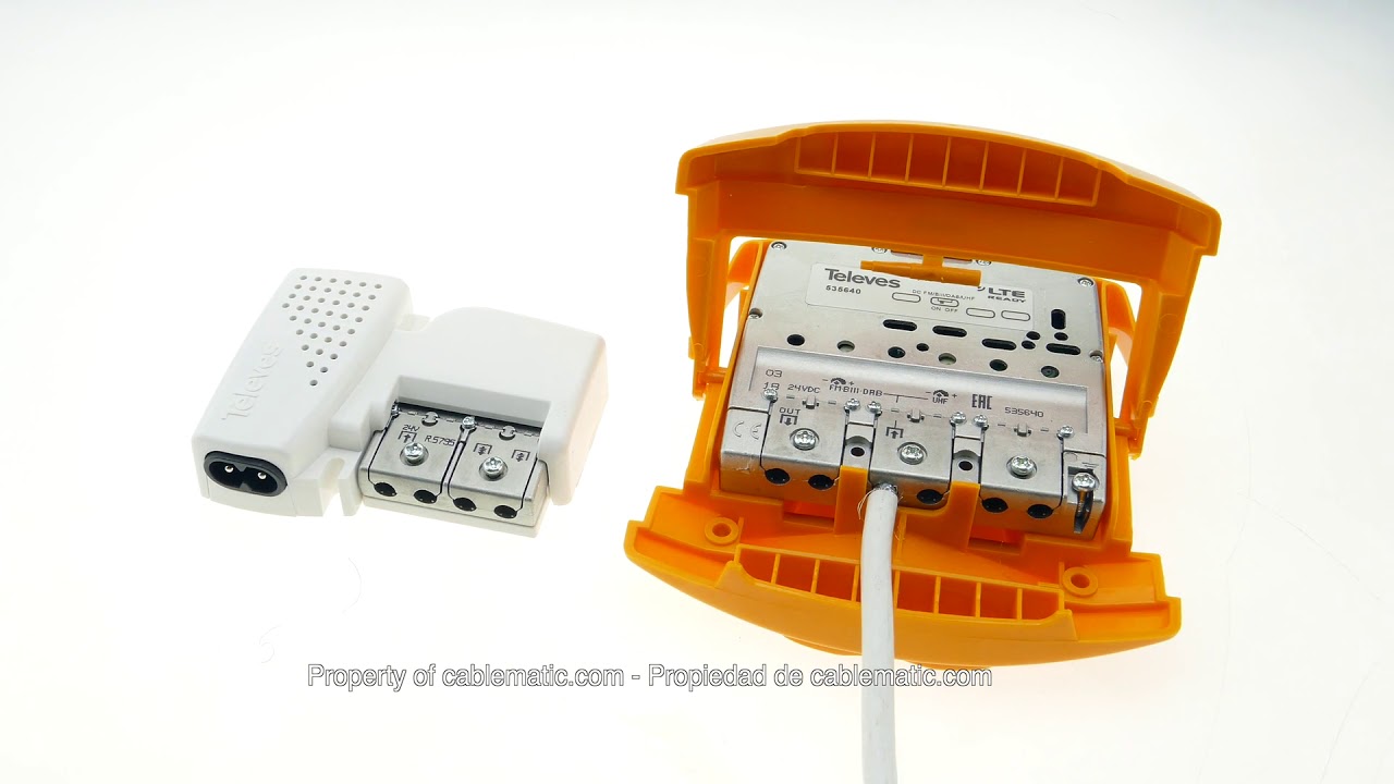 Amplificador de mástil de antena TV Televes 535640 - distribuido por CABLEMATIC ®