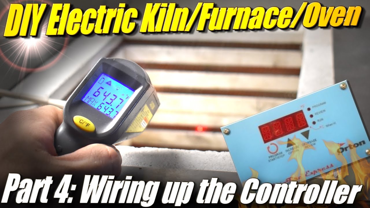 DIY Electric Heat Treat Oven/Kiln/Furnace Part 4: Wiring up the Orton Kiln Controller