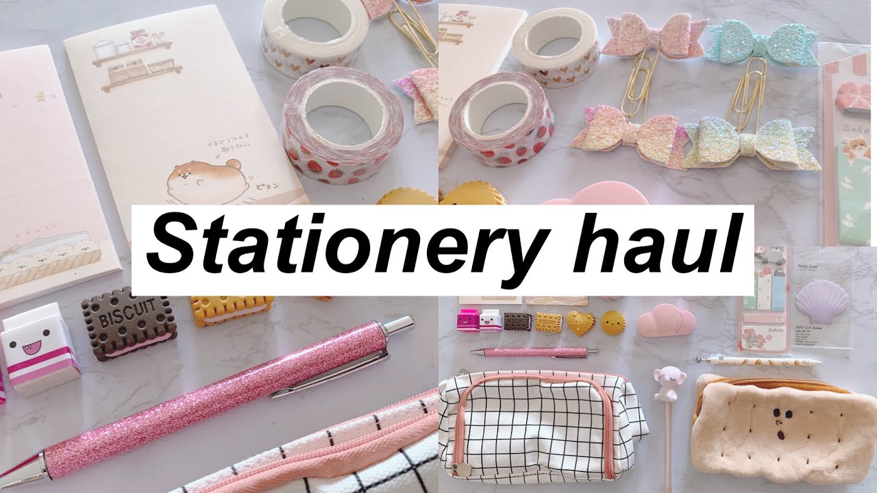 Stationery haul ⭐️ cute + affordable | ft. Stationerystashstore