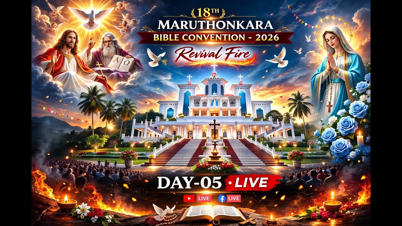 DAY-05 LIVE.  18TH MARUTHONKARA BIBLE CONVENTION-2026. REVIVAL FIRE. February 17 - 21.