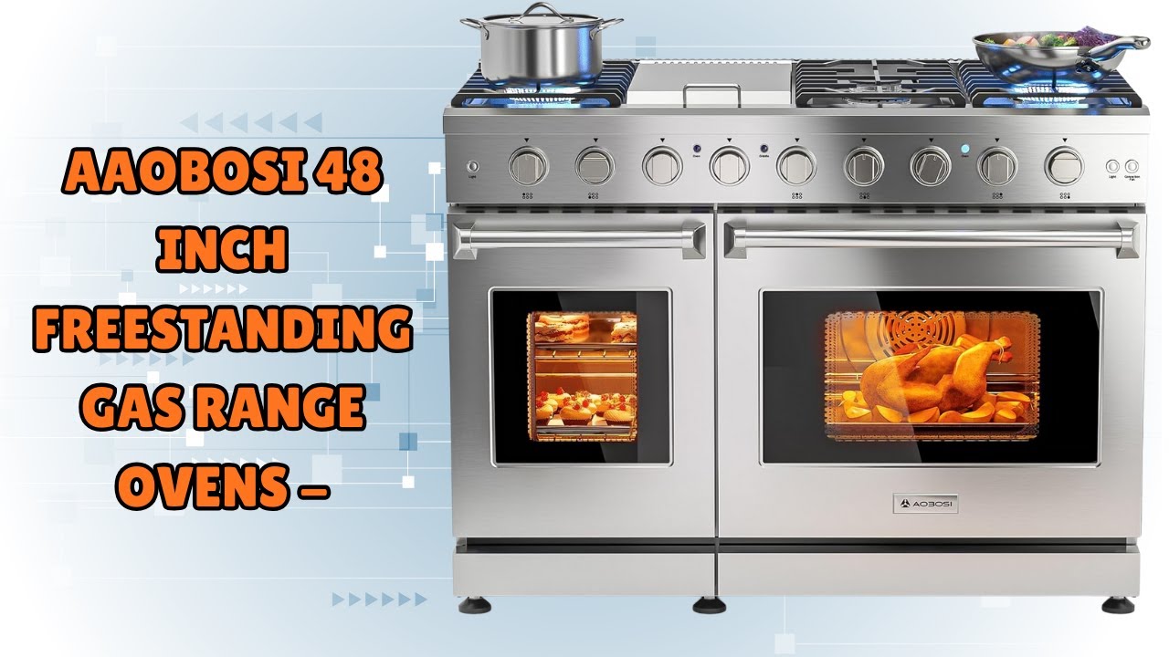 Bake, Grill, and Sear Easily – AAOBOSI Double Oven Range – REVIEW