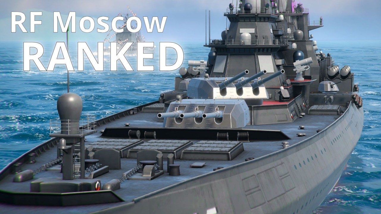 RF Moscow - Most Expensive Battleship - Ranked Battle - Modern Warships