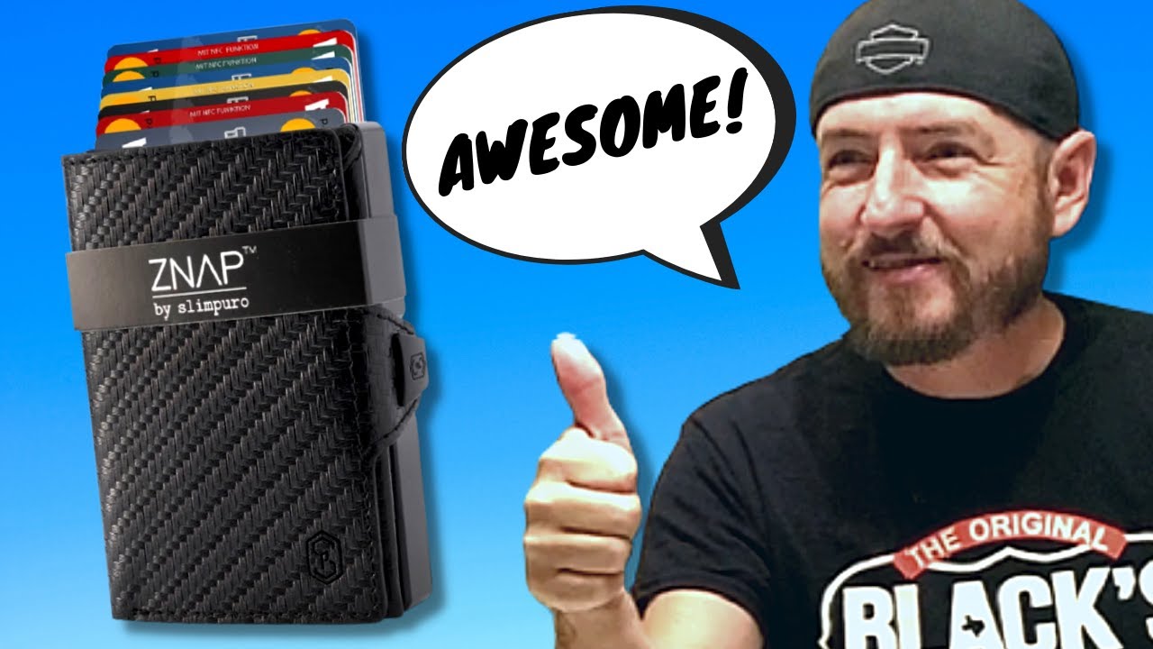 SLIMPURO ZNAP Slim Wallet. Sleek and Sexy, Super Functional
