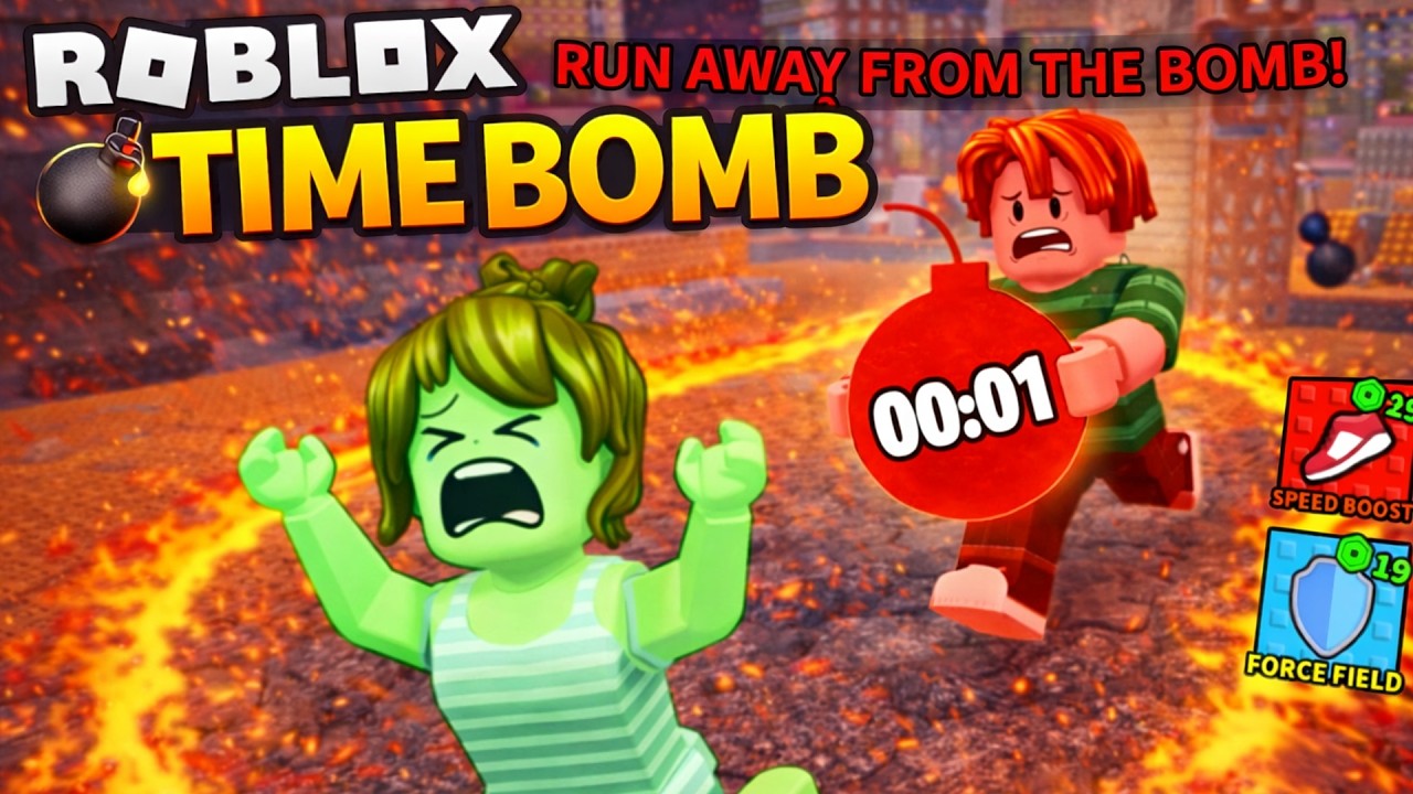 RUN FROM THE TIME BOMB! Roblox Time Bomb Gameplay