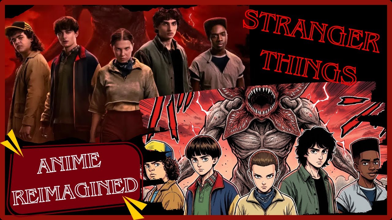 Stranger Things Cast | Reimagined as Anime