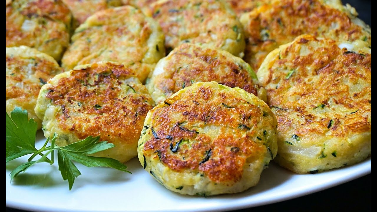 Hamburguesas de calabacín (zapallo italiano). Riquísimas y saludables