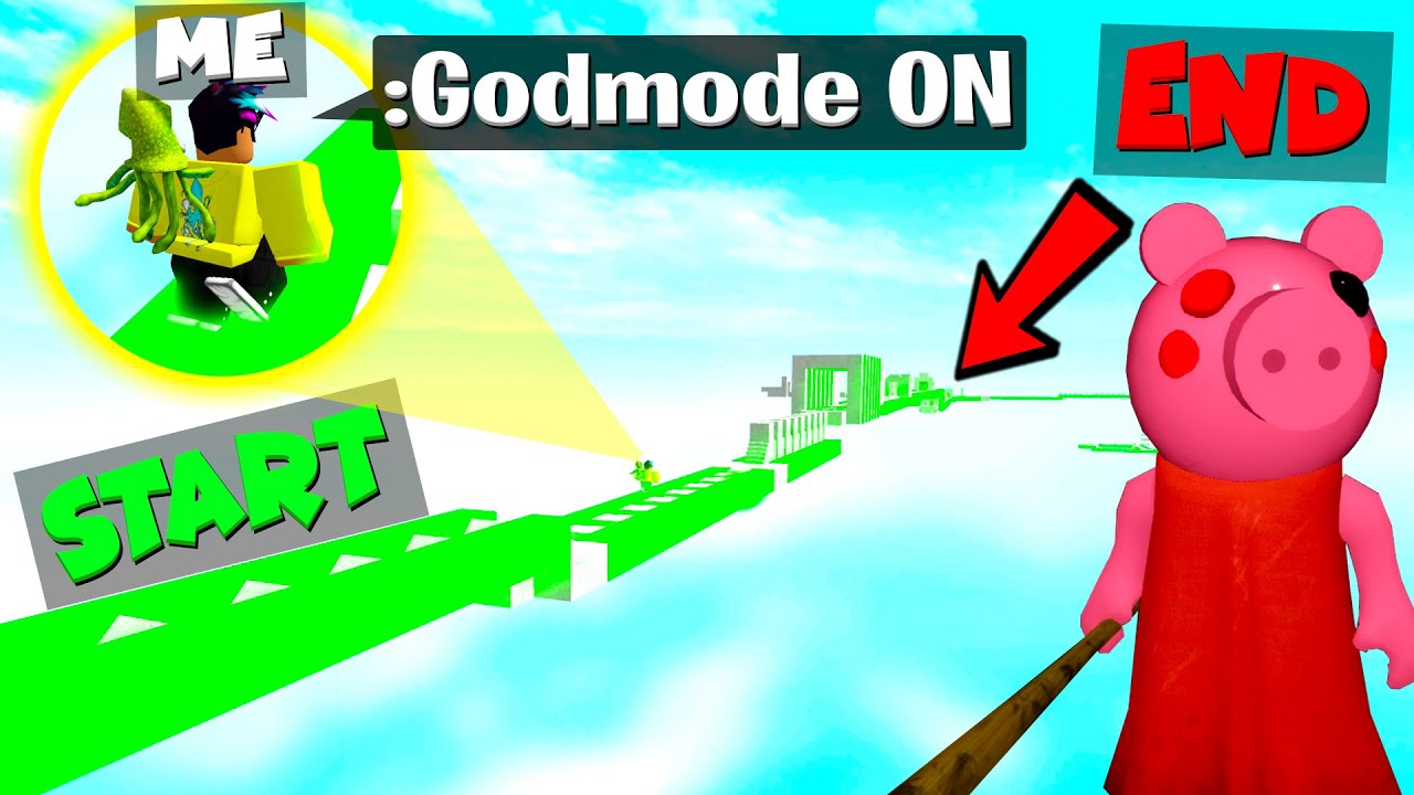 i used hacks to beat the WORLD’s LONGEST PIGGY MAP..