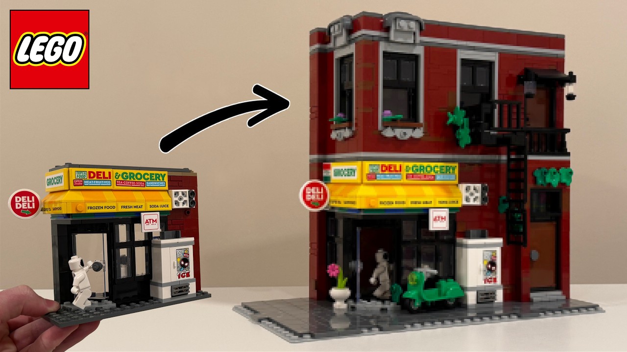 Модернизация набора LEGO Spider-Man Across the Spiderverse Deli!