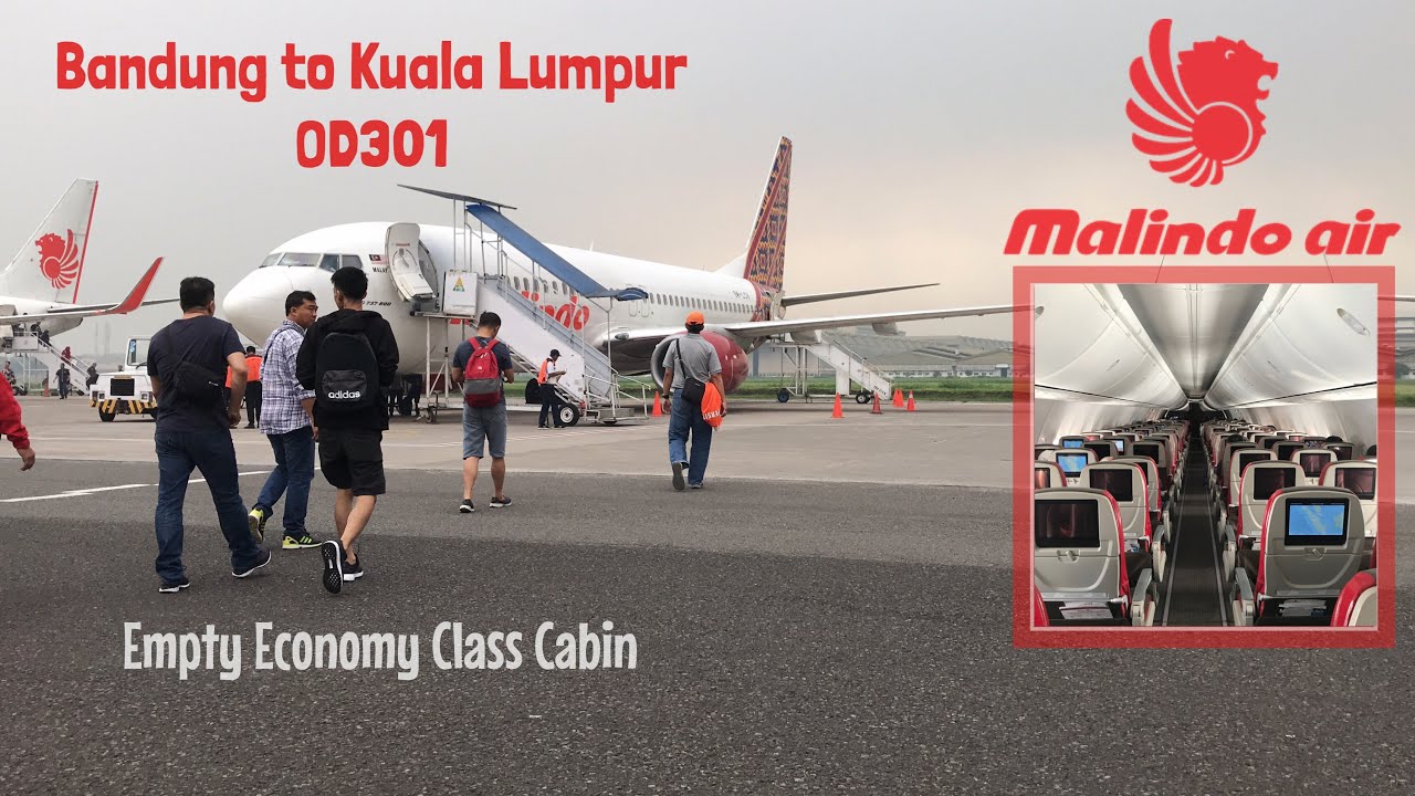 Malindo Air flight OD301 | Bandung to Kuala Lumpur
