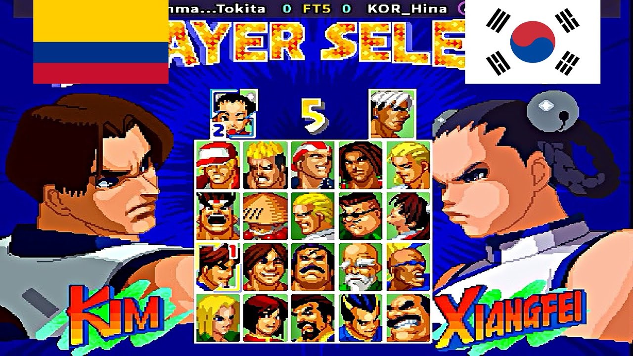 Real Bout Fatal Fury 2 - Ohma...Tokita vs KOR_Hina FT5