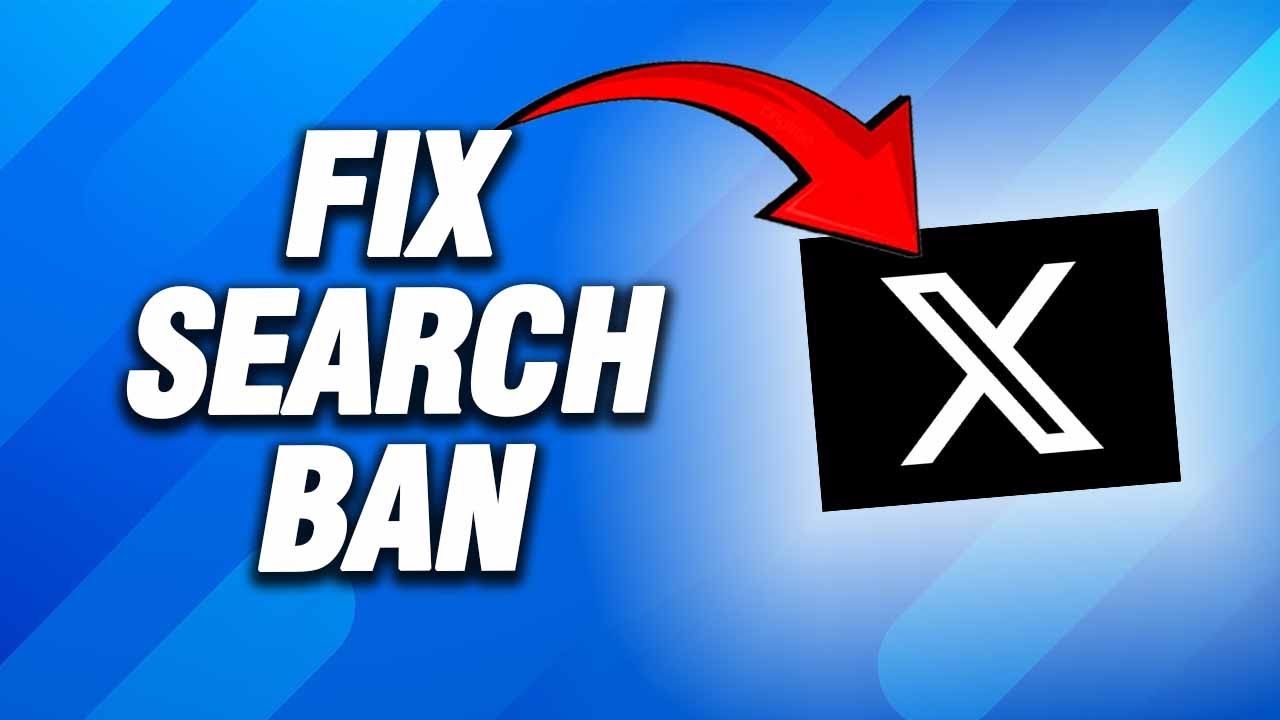 X Twitter App Search Ban | How To Fix Easy