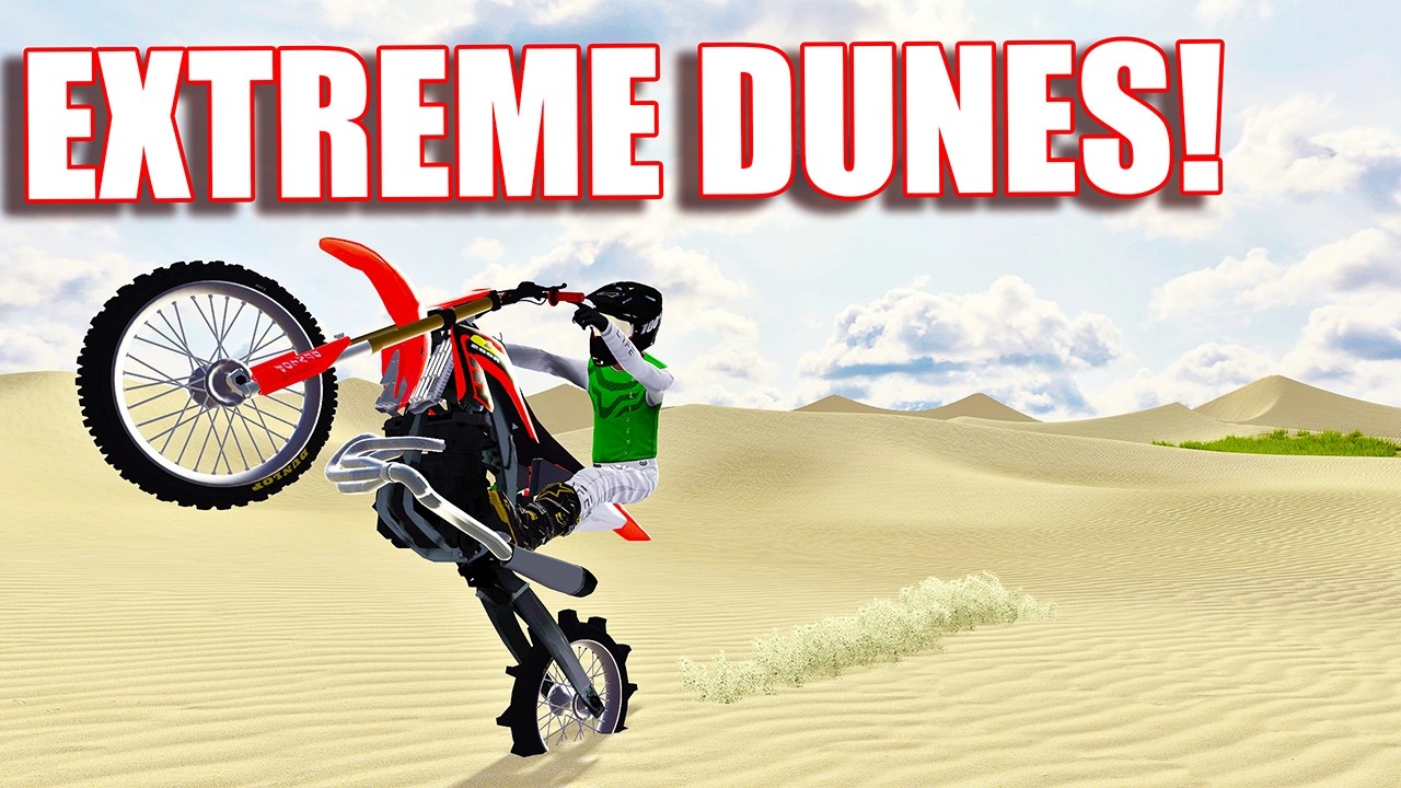 CAN THIS DIRTBIKE SURVIVE THE GNARLY SAND DUNES!? (MXBIKES)