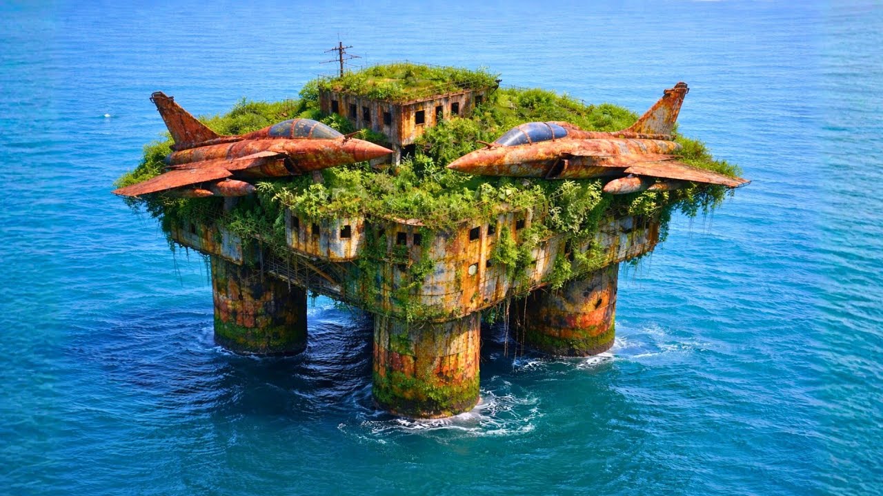 I Turned an Abandoned Ocean Fort Into a Luxury House With a Modern Kitchen & Infinity Pool (ASMR)