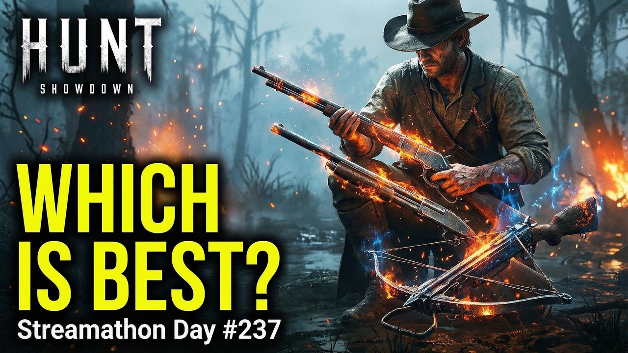 Solo vs Trios Bounty Clash with DIFFERENT WEAPONS | Hunt Showdown 1896 Streamathon Day 237
