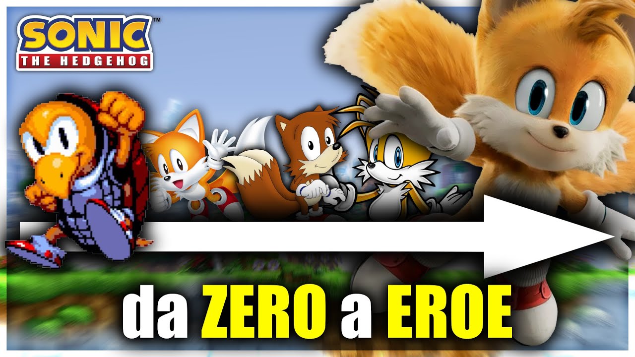tutta la STORIA di TAILS dalle ORIGINI ai FILM di SONIC spiegata