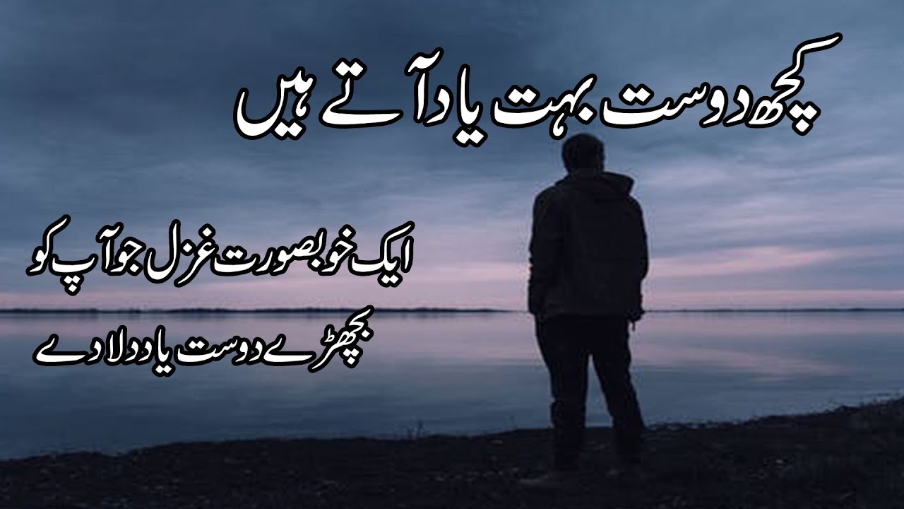 Kuch Dost Bohot Yaad Aatay Hain | Urdu Ghazal on Friendship | Friendship Poetry in Urdu