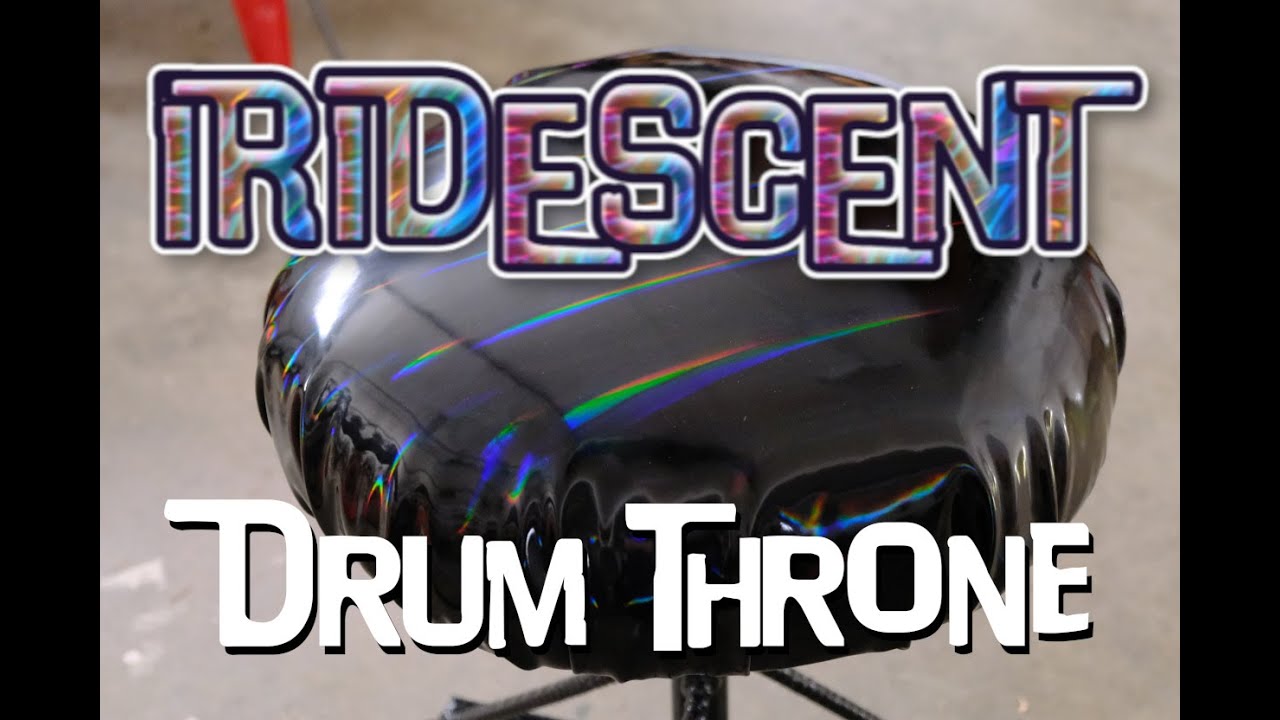 DIY Drum Throne - welded & upholstered