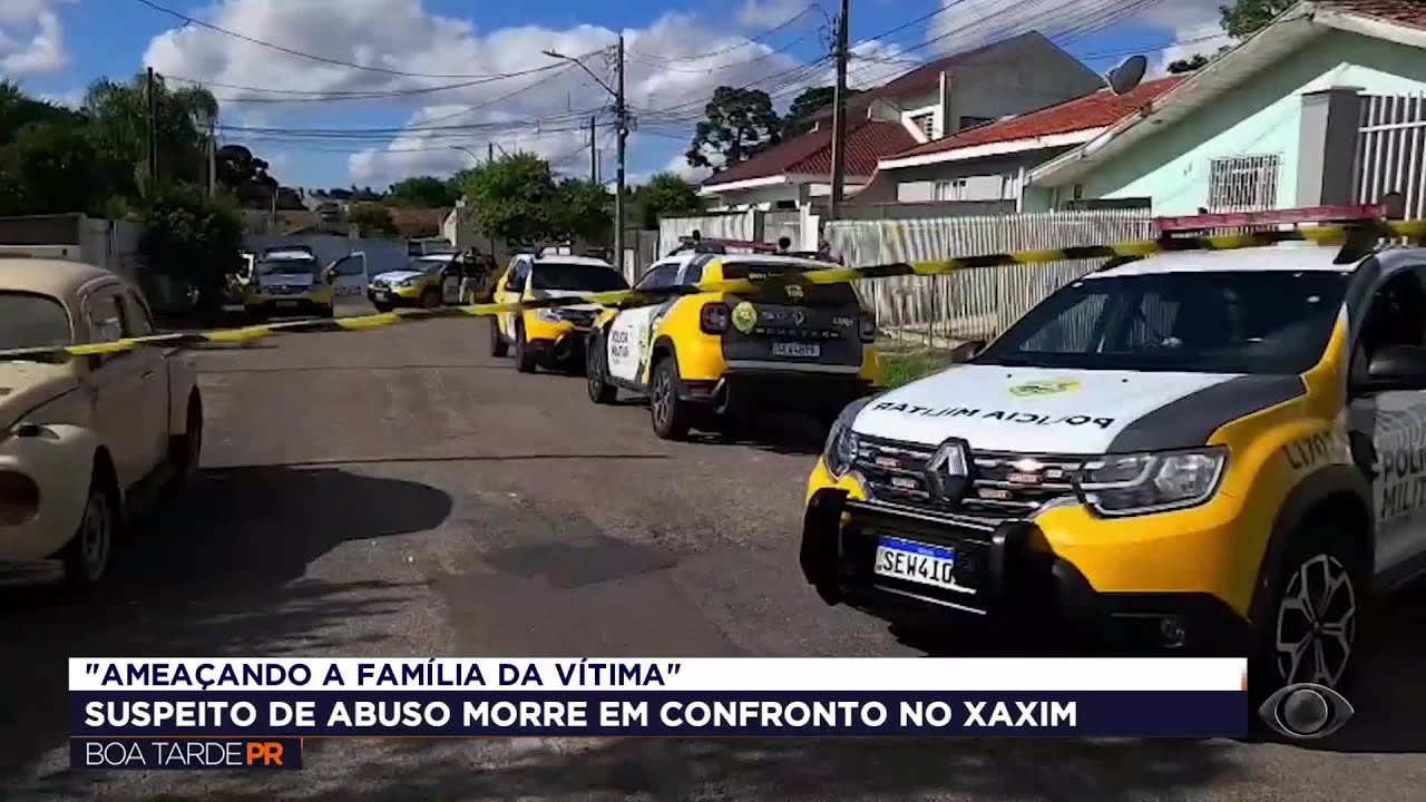 Suspeito de abuso morre em confronto com a PM no Xaxim, em Curitiba