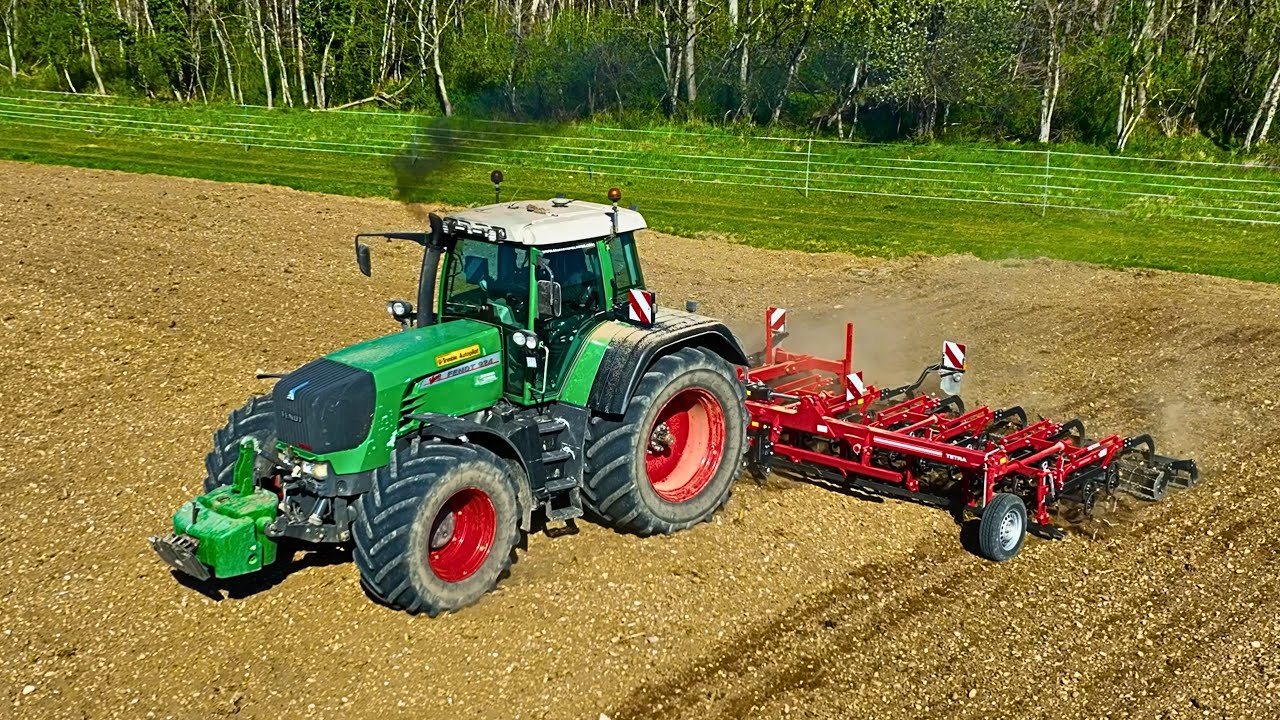 😎 FENDT 924 VARIO TMS à la préparation des terres à MAÏS 2025 💪💨