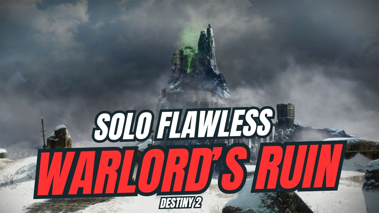 Solo Flawless Warlord's Ruin Dungeon [Destiny 2] - Vortigern