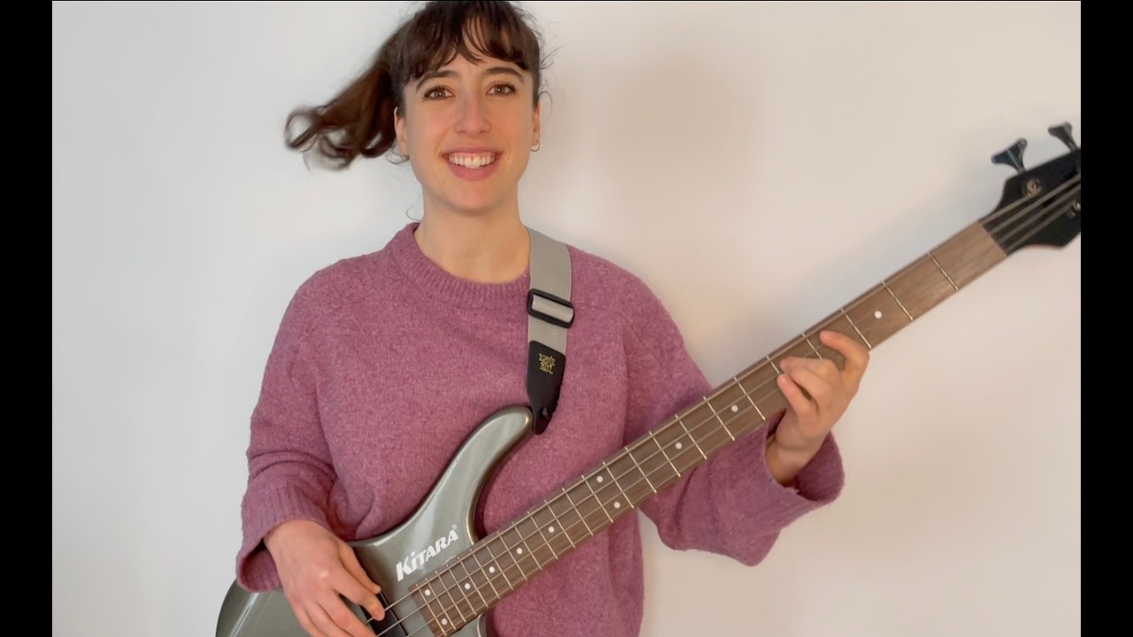 Ivy Learns Electric Bass! Practice #3