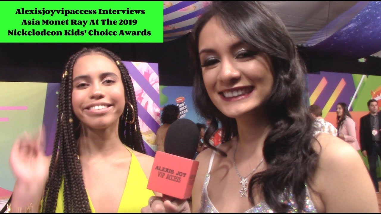Asia Monet Ray Interview With Alexisjoyvipaccess - 2019 Nickelodeon KCA